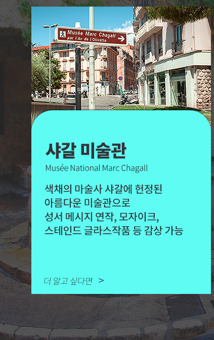 샤갈 미술관(내부관람)